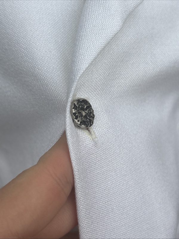 1950s Hawaiian Button-Up Shirt, 100% Cotton, Loop Collar, XL, photo 6
