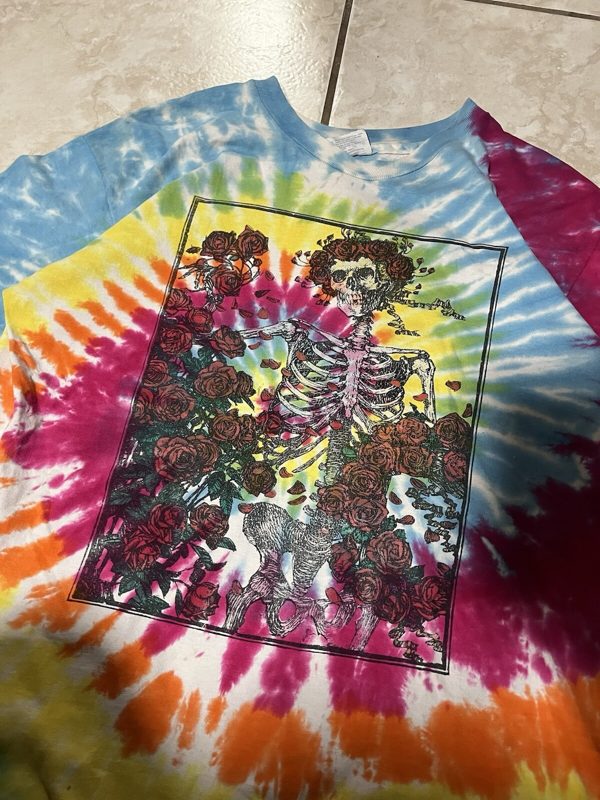 1980s Grateful Dead Bertha Tie Dye Tee, L, photo 3