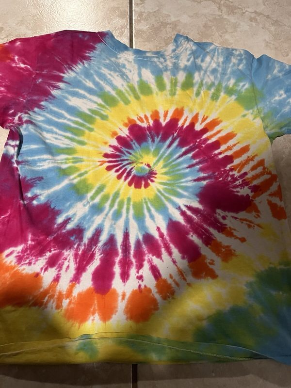 1980s Grateful Dead Bertha Tie Dye Tee, L, photo 7