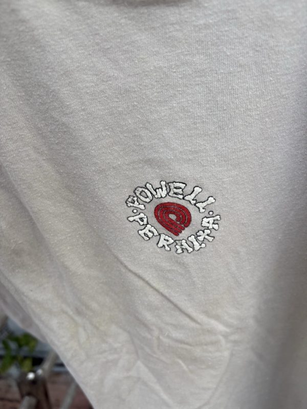 1980s Powell Peralta Wheels Puff Print Tee, Beige, S/M, photo 4