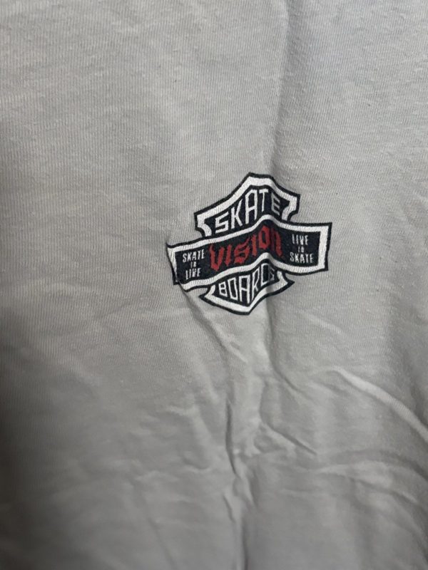 1987 Vision Skate Boards Skate To Live Tee, USA, M, photo 3