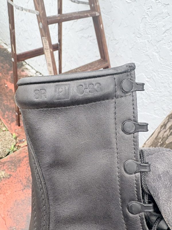 1999 Ro-Search US Military Combat Boots, 8R, Black Leather, Panama Sole, Unissued, photo 5