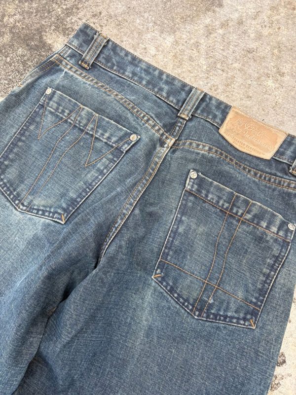 90s World Industries Straight Skate Jeans, Waist 30, Made in USA, Embroidered Leg, photo 6