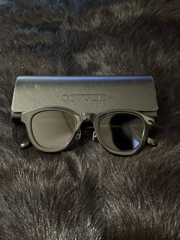 Eyevan 7285 Model 780 C.100 Sunglasses, Black Gold, Japan, photo 1