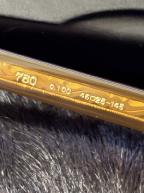 Eyevan 7285 Model 780 C.100 Sunglasses, Black Gold, Japan, photo 5