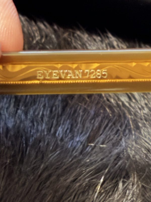 Eyevan 7285 Model 780 C.100 Sunglasses, Black Gold, Japan, photo 6