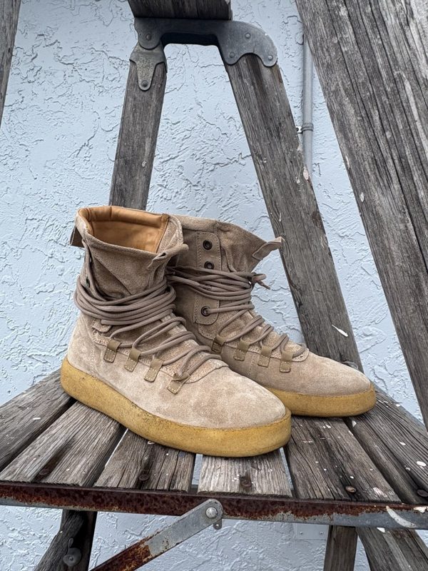 Represent Suede Lace-Up Boots, Beige, Crepe Sole, Portugal, EU 42 / US 9, photo 1