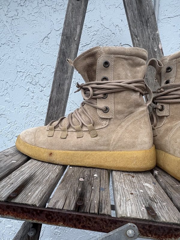 Represent Suede Lace-Up Boots, Beige, Crepe Sole, Portugal, EU 42 / US 9, photo 2