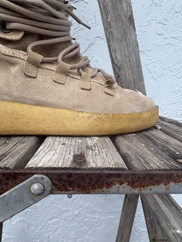 Represent Suede Lace-Up Boots, Beige, Crepe Sole, Portugal, EU 42 / US 9, photo 4
