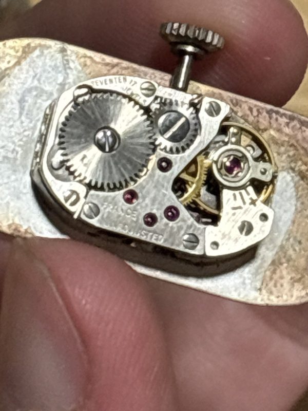 Vintage Obrey Paris Solid Silver Ladies Watch, 68 g Curb Bracelet, Manual Wind, photo 8